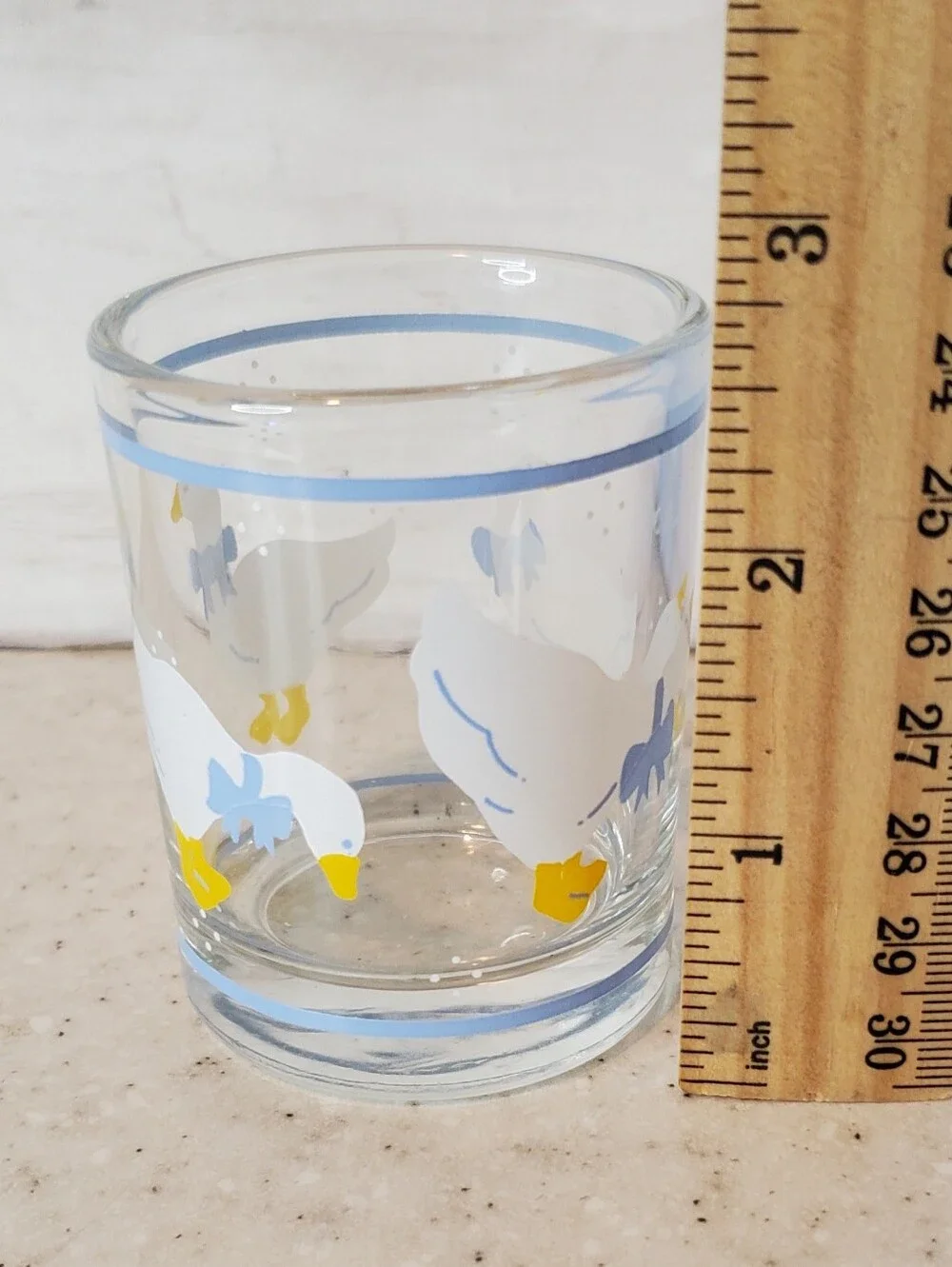 Vintage Goose Glass Votive Candle Holder Toothpick Holder Trinket Dish Grandmaco